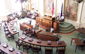 N.H. state house senate chambers