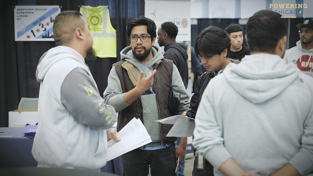 Local 134 held its first IBEW-NECA vendor showcase and open house at the IBEW-NECA Training Facility in Alsip, Ill.