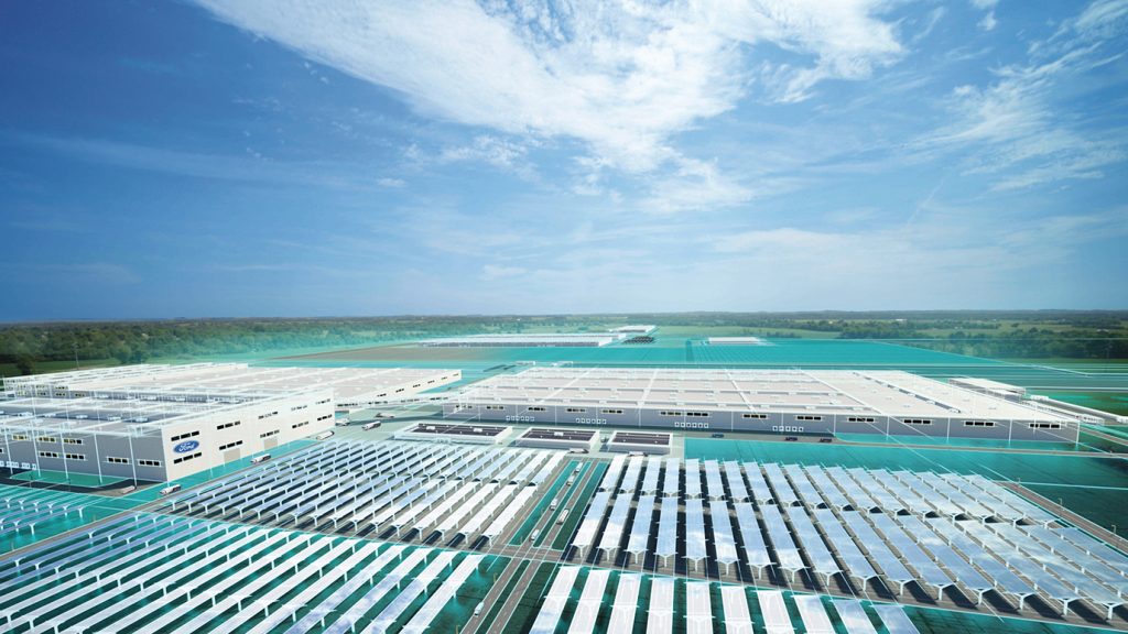 Ford Motor Co.’s Blue Oval City, a $6 billion, six-square-mile electric vehicle and battery manufacturing campus in western Tennessee — part of which is shown in this artist’s rendering — is said to be the biggest project in the history of the company and of Memphis, Tenn., Local 474.