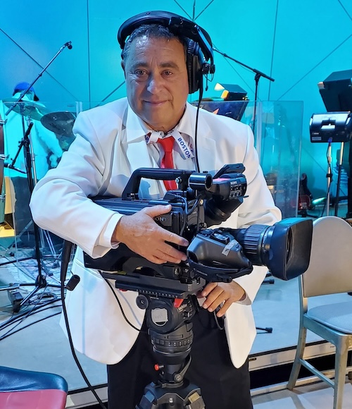 Camera operator Noah Brookoff covers the annual Boston Pops 4th of July Spectacular for Local 1228 signatory Remote Facilities.
