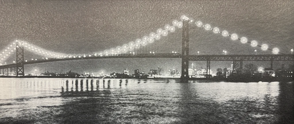 Ambassador Bridge at Night