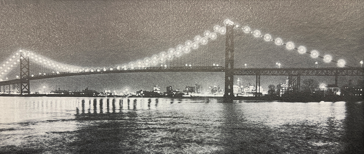 Ambassador Bridge at Night