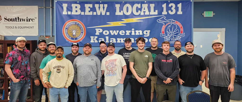 Local 131’s new journeymen of 2025.