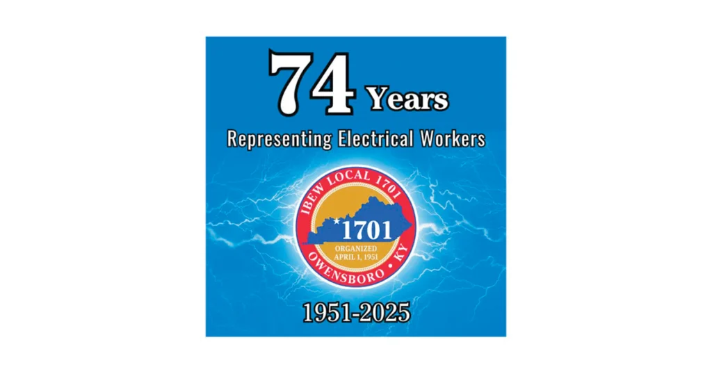 Local 1701 recently celebrated its 74th anniversary.
