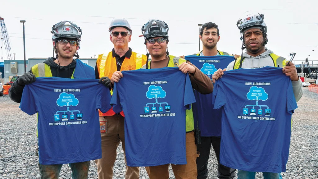 Local 24 members do their part in wiring the modern world.