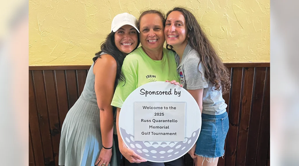 Local 237 participates in the third annual Russ Quarantello Memorial Golf Tournament.