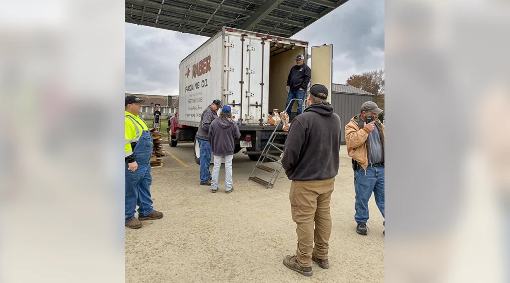 Local 34 hosted its first annual Thanksgiving turkey giveaway for members, and it was a huge success.