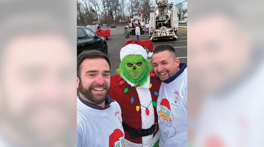 The Grinch made an appearance at Local 269’s Christmas festivities.