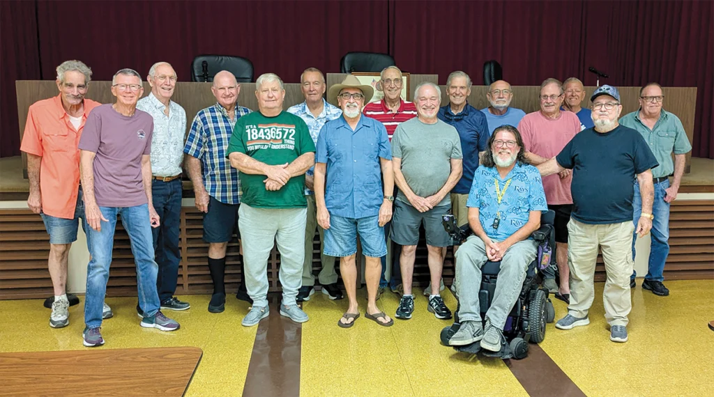 Local 915 Retirees’ East Chapter meets on the third Monday of each month, with many stories and brotherhood to share.