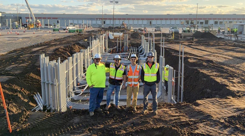 Costco field leaders and Local 728 members: (from left) Charles Schieder, Ian Stearns, Chadwick Thomas and Robert Kramer.