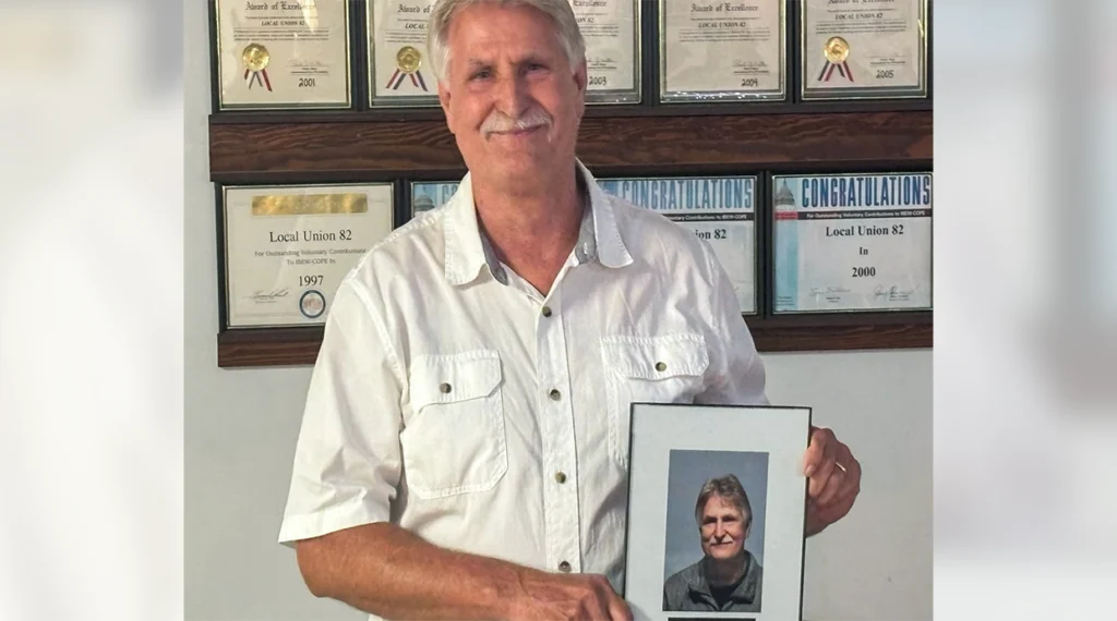 Congratulations to Bob Keller of Local 82!