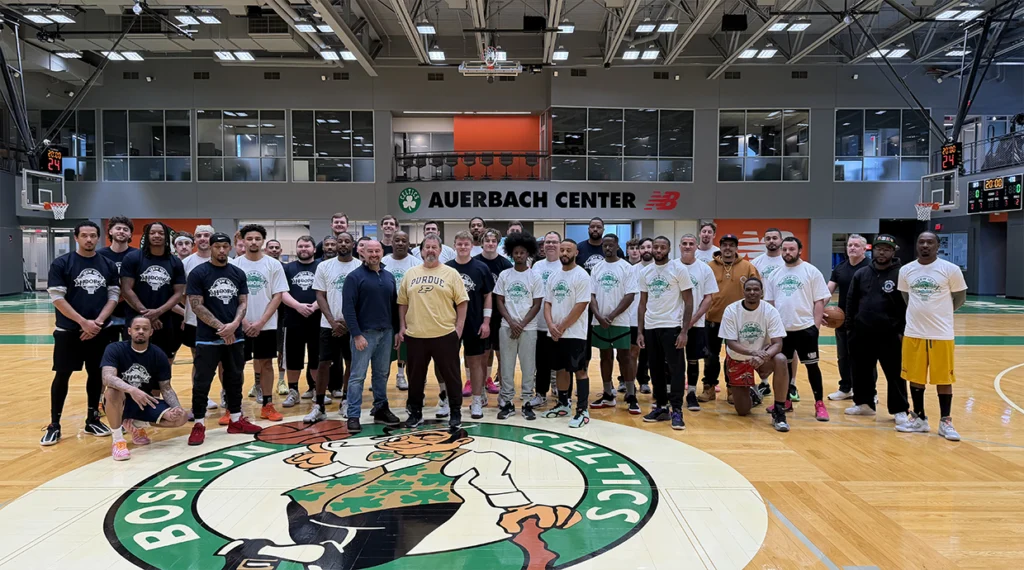 Local 103 hosted the first annual invitational basketball tournament with Indianapolis Local 481, with members ready to play!