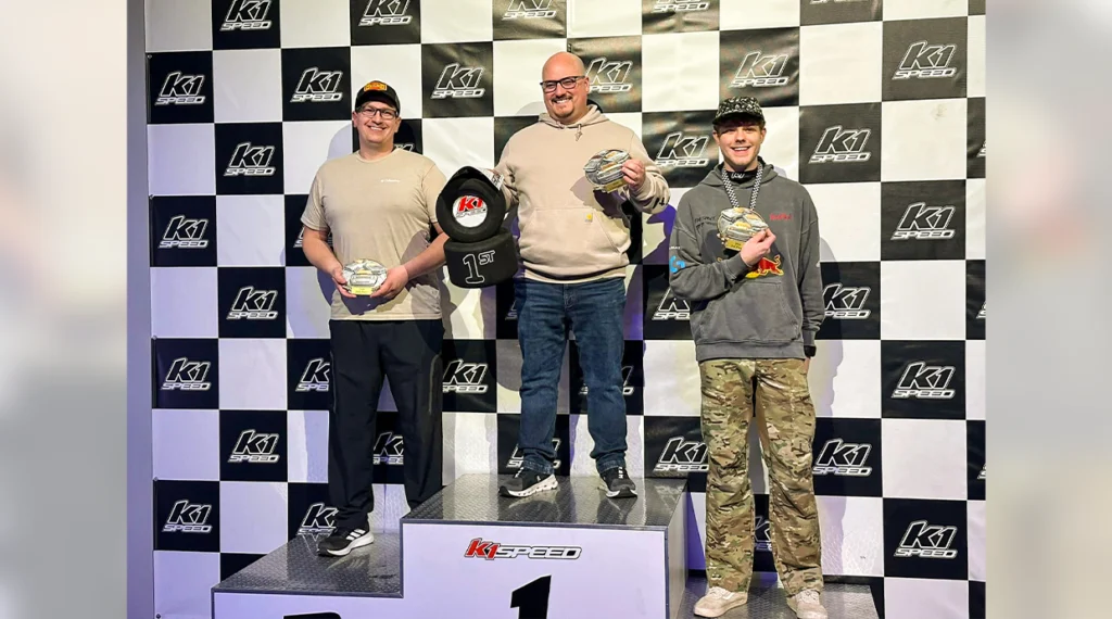The fastest of Local 540: Mitch Neisel, Jarrett Reardon and Alex Olesen.