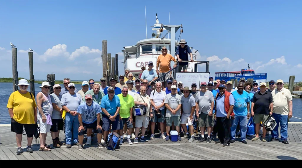 Local 3 Nassau County retirees gathered for a day of fishing and brotherhood.
