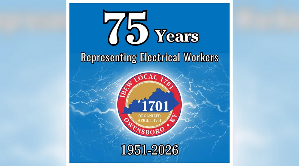 Happy 75th anniversary, Local 1701!